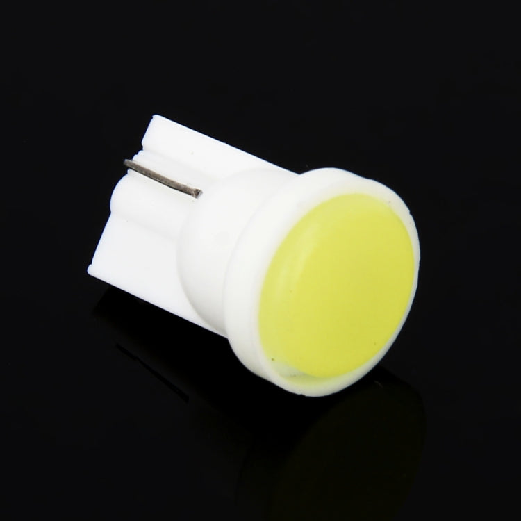 10 PCS T10/W5W/194/501/168 0.4W 20LM 6500K COB Bulbs Car Reading Lamp Clearance Light, DC 12V, White Light