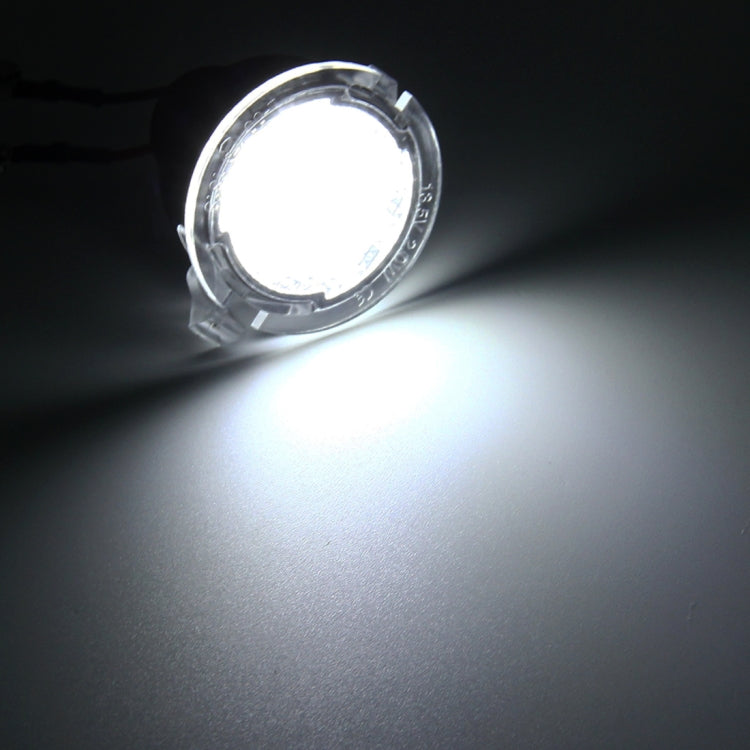 2 PCS DC 12V 2W 6000K 120LM 18-LED Side Rear View Mirror Puddle Lights Lamp for Ford 2013-2017 Explorer/2015-2017 Taurus/2015-2017 Edge/2015-2017 Mondeo, For Ford 2013-2017 Explorer