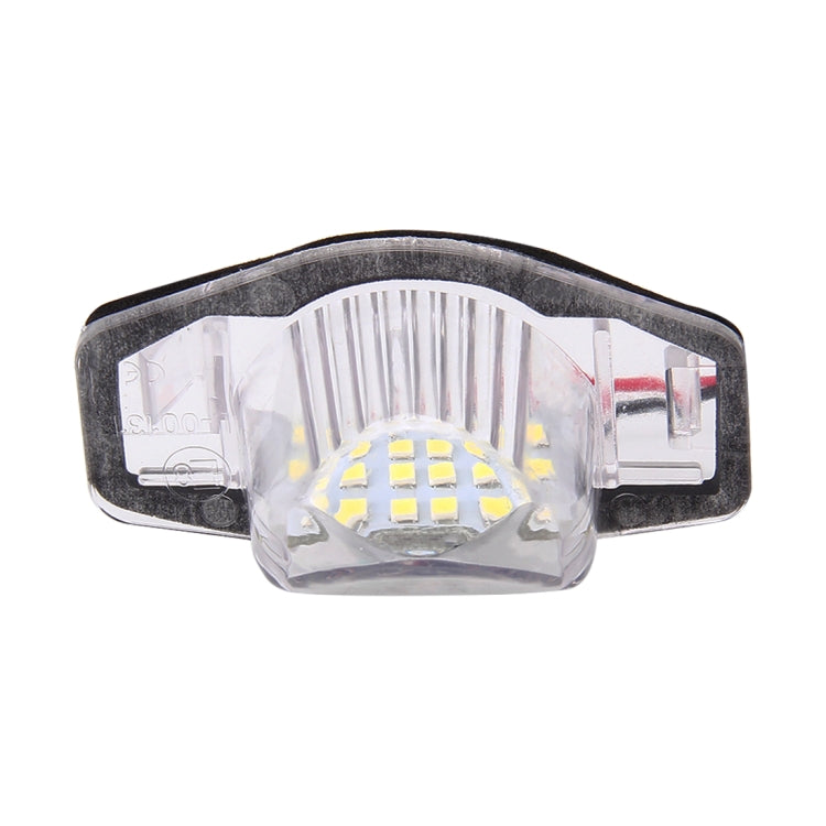 2 PCS DC 12V 2W 120LM 6000K LED License Plate Light 18-SMD 3528 Bulbs Lamps for Honda JAZZ(FIT) 02-17, Odyssay 08-17, Stream 01-05, CR-V 07-17, For Honda JAZZ(FIT)