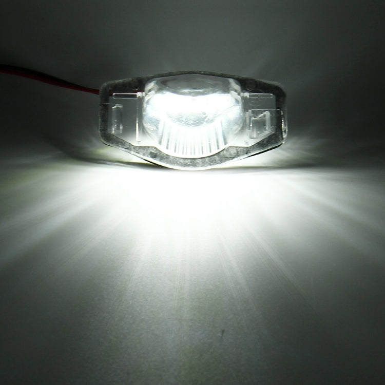 2 PCS DC 12V 2W 120LM 6000K LED License Plate Light 18-SMD 3528 Bulbs Lamps for Honda JAZZ(FIT) 02-17, Odyssay 08-17, Stream 01-05, CR-V 07-17, For Honda JAZZ(FIT)
