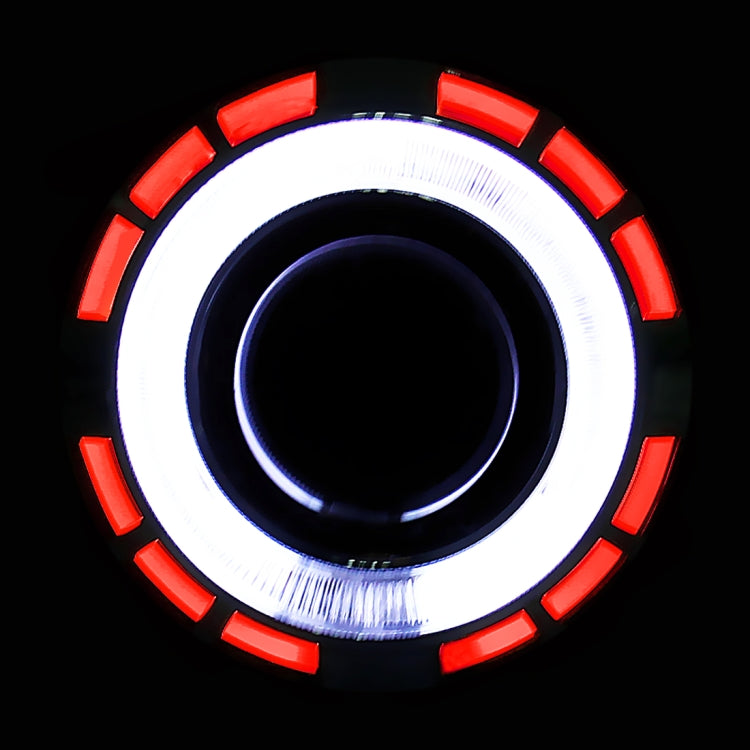 IPHCAR G262 H1 3.0 inch 12V Bi-Xenon Projector Lens Headlight with Exquisite Angle Eyes Decoration for Right Driving, For Right Driving