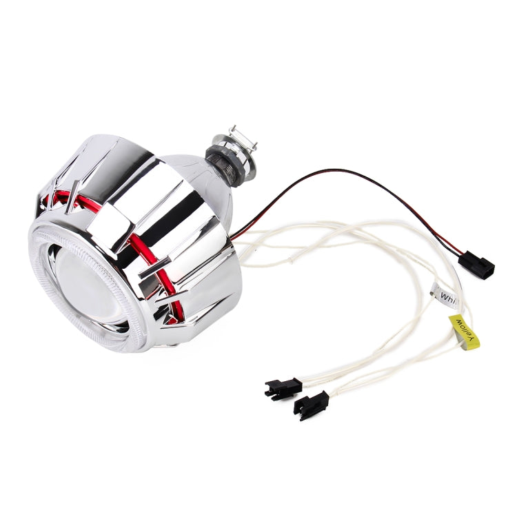 IPHCAR G262 H1 3.0 inch 12V Bi-Xenon Projector Lens Headlight with Exquisite Angle Eyes Decoration for Right Driving, For Right Driving