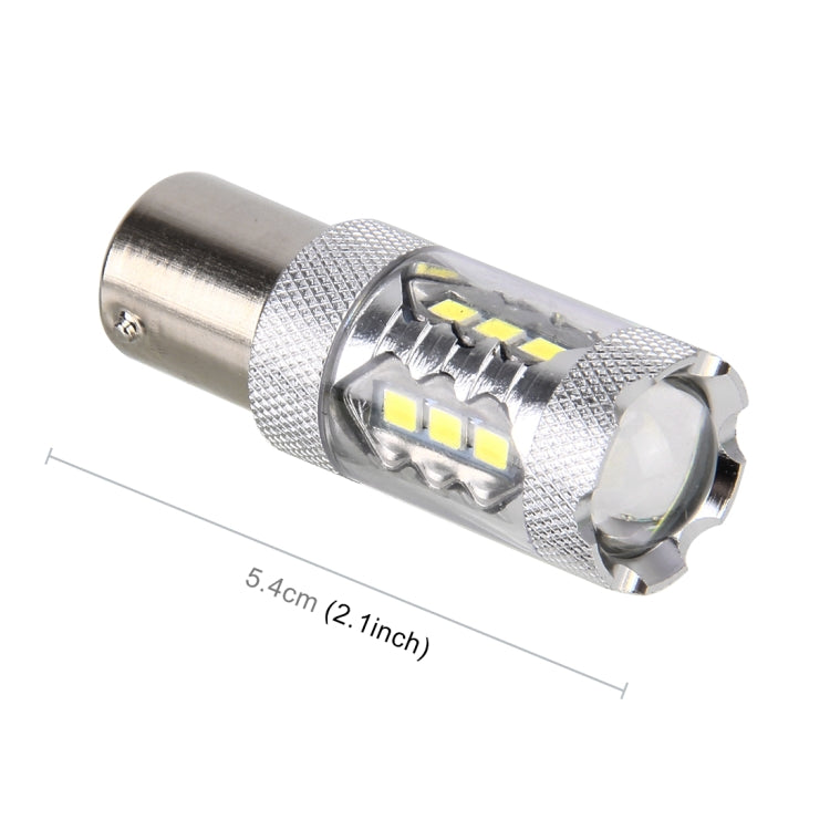 2 PCS 1156 / BA15S 5W 250LM 6000K Car Auto Turn Light Reversing Lights 16LEDs SMD-2835 Lamps, DC 12V, 1156 / BA15S 5W