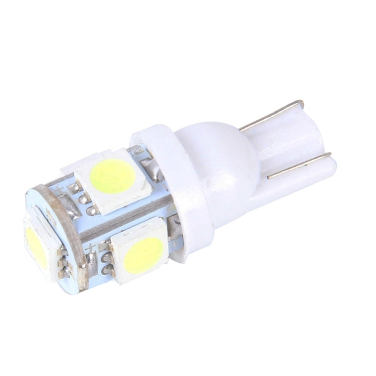 10PCS T10 3W 5500K SMD 5050 5 LED Car Clearance Lights Lamp, DC 12V, 5630-5smd LED