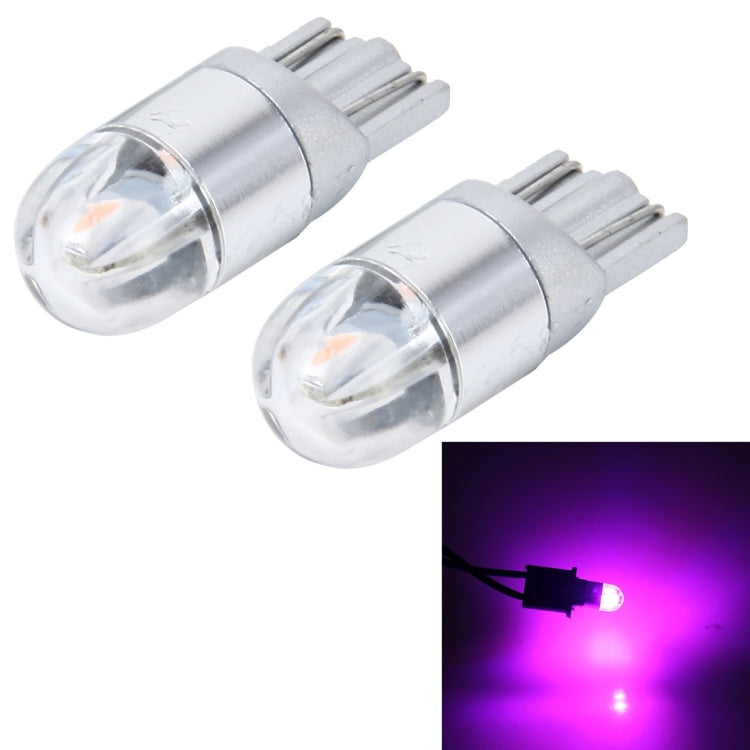 2 PCS T10 2W 2 SMD-3030 LED Car Clearance Lights Lamp, DC 12V, 2 SMD-3030, 2 SMD-3030 LEDs
