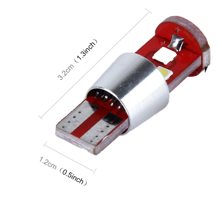 2 PCS T10 2.5W 9 SMD-3030 LED Car Clearance Lights Lamp, DC 12V, T10+9W White Light