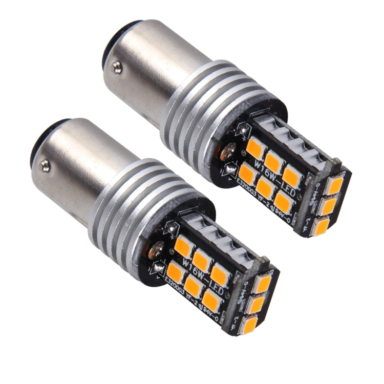 2 PCS 1157/BAY15D 3W 15 SMD-3528-LEDs Car Turn Light, DC 12V, 1157/BAY15D 3W