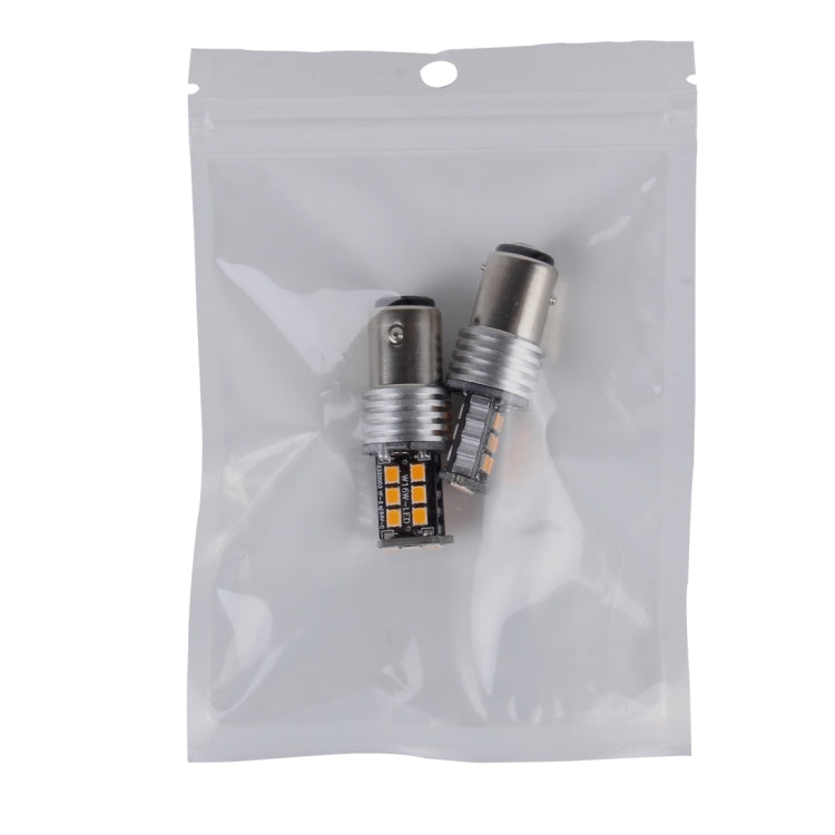 2 PCS 1157/BAY15D 3W 15 SMD-3528-LEDs Car Turn Light, DC 12V, 1157/BAY15D 3W