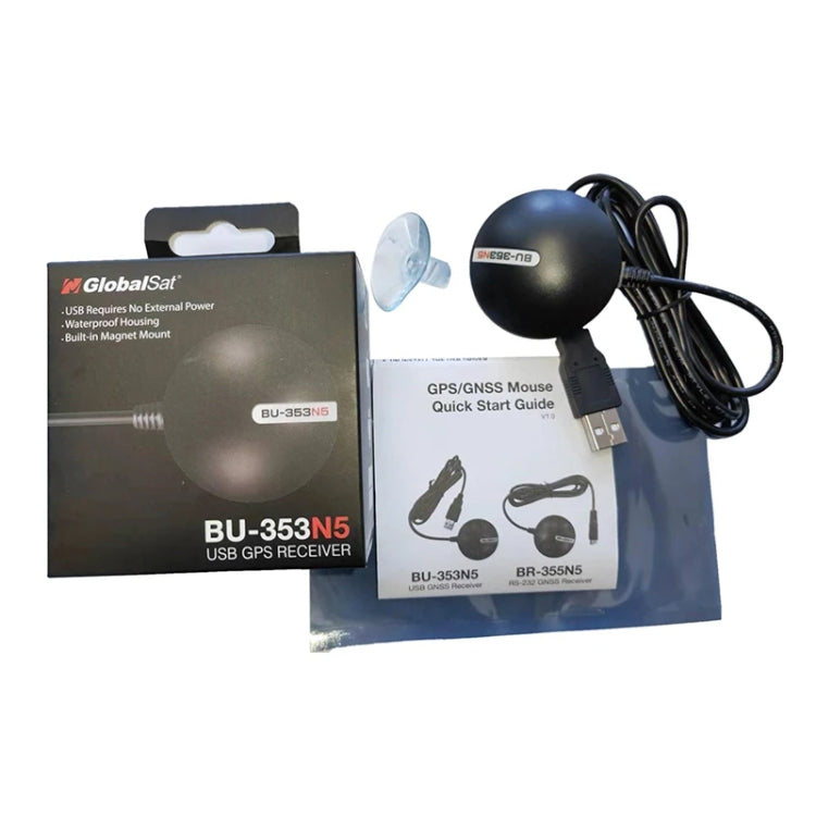 BU-353N5 USB Interface G Mouse GPS Receiver SiRF Star IV Module, BU-353N5