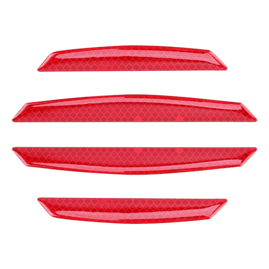 4 PCS Universal Car Door Anti-collision Strip Protection Guards Trims Stickers