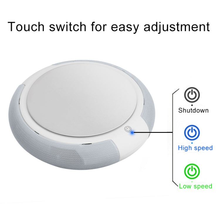 CARZOR Z1 2W USB Car Air Purifier Negative Ions Air Cleaner, (Black), (White)