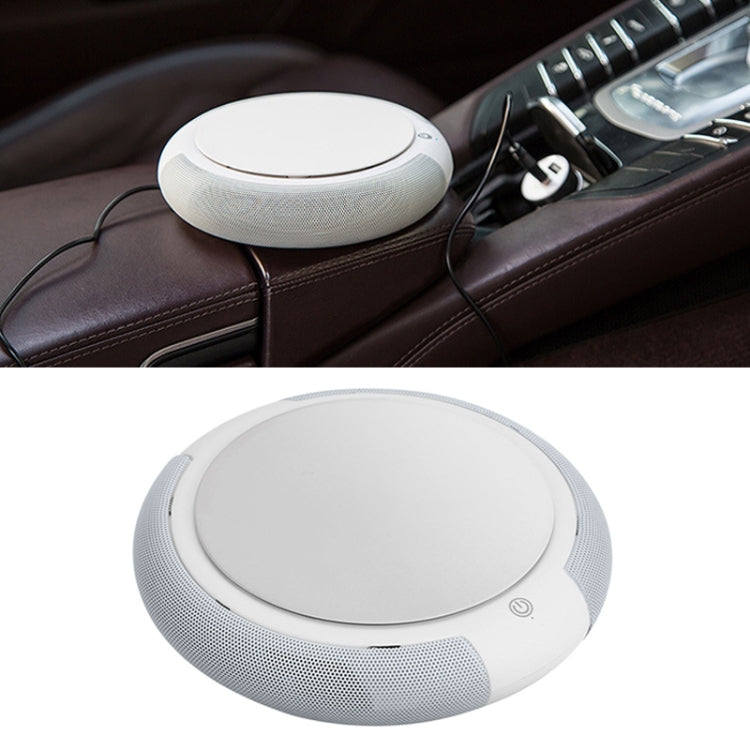 CARZOR Z1 2W USB Car Air Purifier Negative Ions Air Cleaner, (Black), (White)