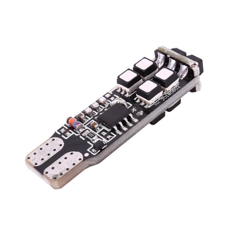 2 PCS W5W 194 T10 Multi Colors 10 SMD 3535 LED Car Clearance Light Marker Light with Remote Control, DC 12V, 2 PCS SMD 3535