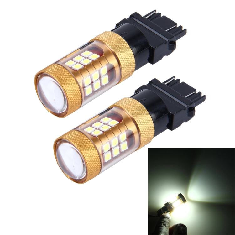 2 PCS 3157 15W 1300LM 6500K 28 SMD-3030 LED Car Brake Lights Turn Light, DC 12V, 3157