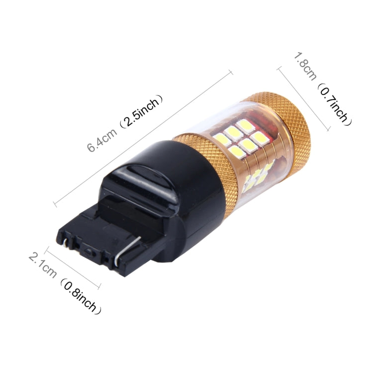 2 PCS 7440 15W 1300LM 6500K 28 SMD-3030 LED Car Brake Lights Turn Light, DC 12V, 7440