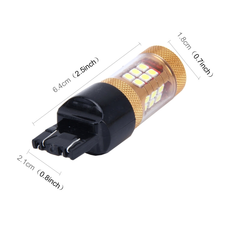 2 PCS 7443 15W 1300LM 6500K 28 SMD-3030 LED Car Brake Lights Turn Light, DC 12V, 7443