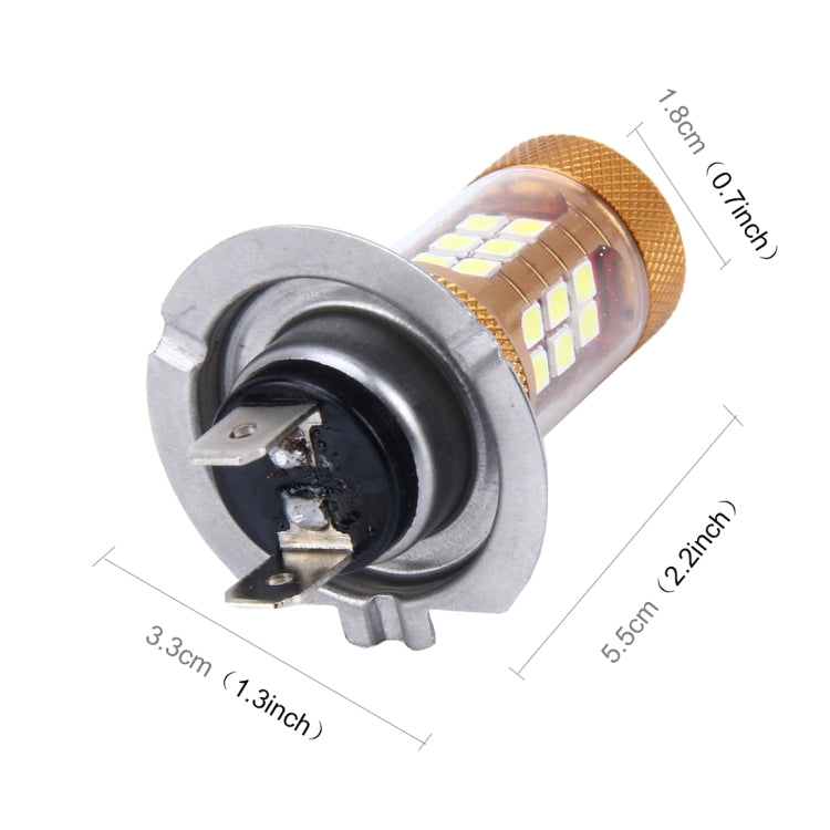 2 PCS H7 15W 1300 LM 6500K 28 SMD-3030 LEDs Car Fog Lights, DC 12V, H7