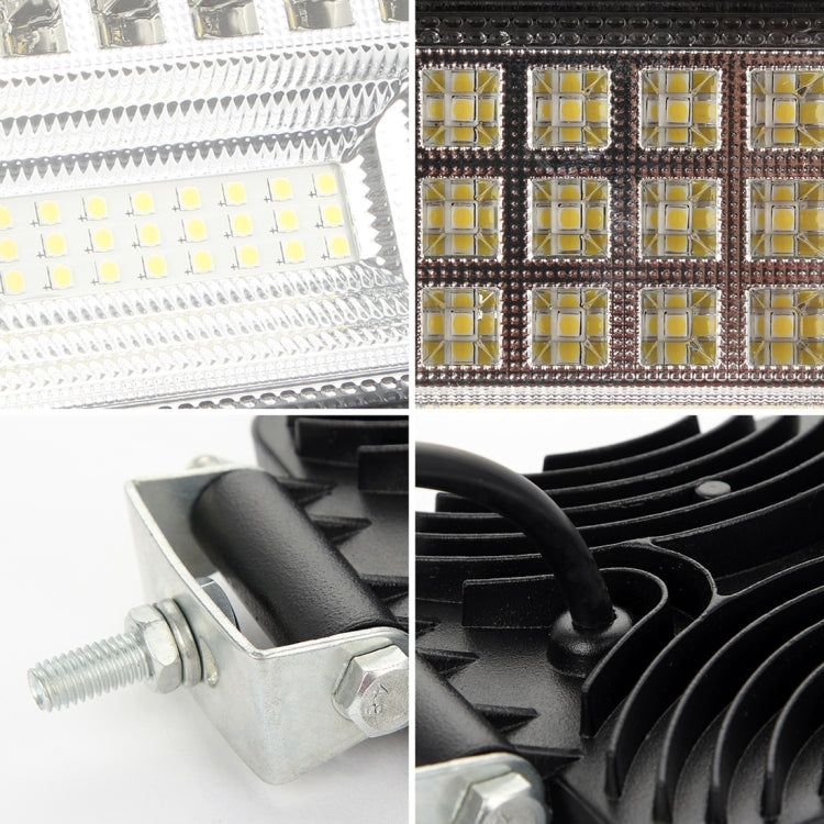 2 PCS 4 inch 20W Spot / Flood Light White Light Square-Shaped Waterproof Car SUV Work Lights Spotlight LED Bulbs, DC 9-30V, 4 inch 20W  Square-Shaped