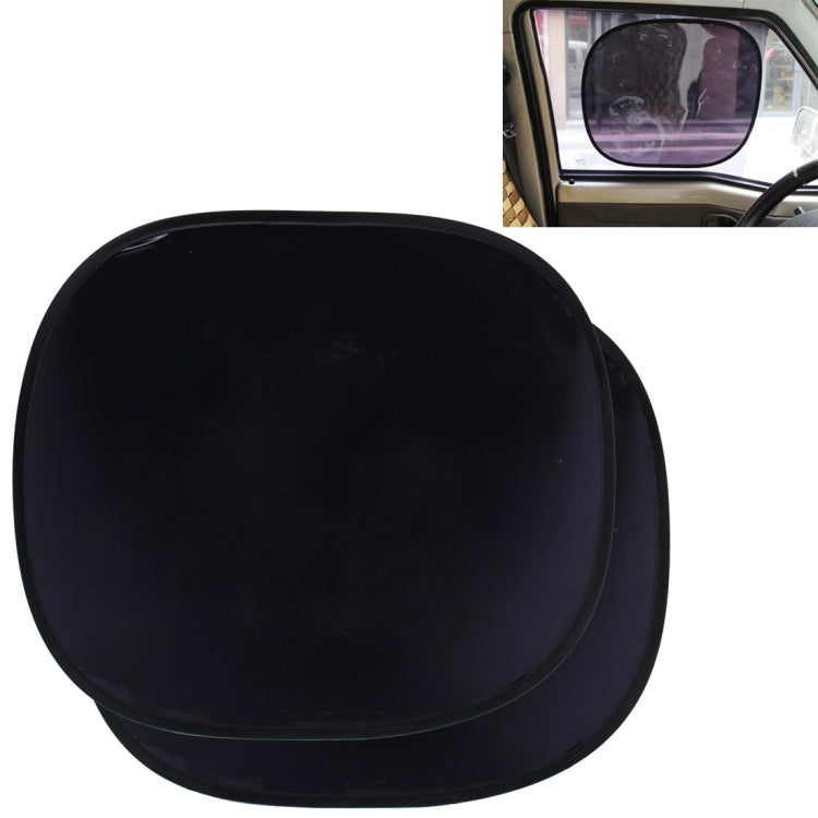 2 PCS Car Auto Sun Shades Side Window Sunshade Cover Block Static Cling Visor Shield, Size: 45cm×37cm, 45cm×37cm