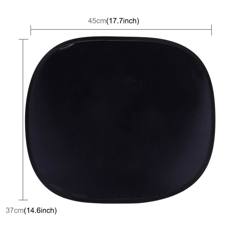 2 PCS Car Auto Sun Shades Side Window Sunshade Cover Block Static Cling Visor Shield, Size: 45cm×37cm, 45cm×37cm