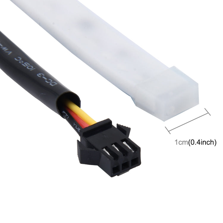 1.2m Car Auto Waterproof Universal Four Color Rear Flowing Light Tail Box Lights with Tail Light Controller, Ice Blue Light Driving Light, White Light Reversing Light, Red Light Brake Light, Yellow Light Turn Signal Light, LED Lamp Strip Tail Decoratio...