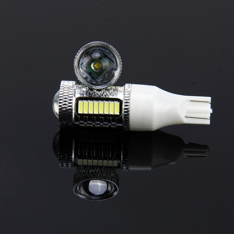 2 PCS T15 10W 650 LM 6000K Car Auto Brake Light Clearance Light Backup Light with 1 CREE Lamps and 32 SMD-4014 LED Lamps, DC 12V, T15