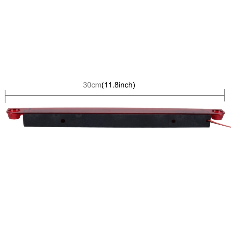 Car Auto Third Brake Light with 18 LED Lamps, DC 12V Cable Length: 80cm, With 18 LED Lamps ( Red)