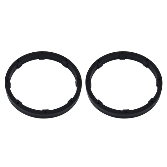 2 PCS 6.5 inch Car Auto ABS  Loudspeaker Base Protection Solid Cover Holder Mat, Inner Diameter: 14.5cm