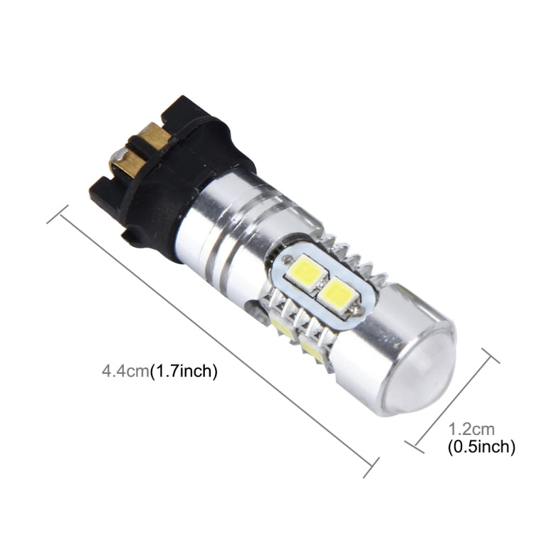 2 PCS PW24W 5W 400 LM 6000K Car Fog Lights with 10 SMD-2835 LEDs , DC 12V, PW24W