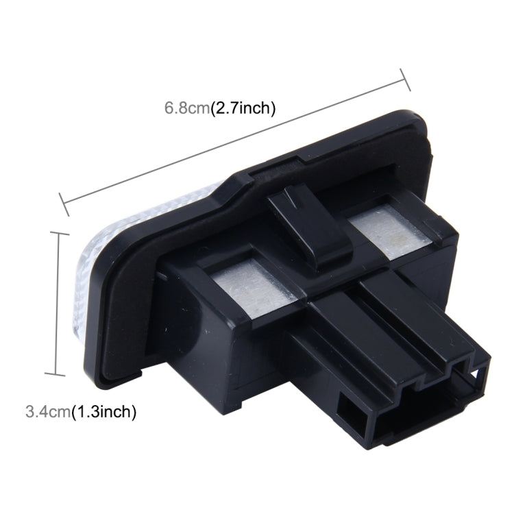 2 PCS Canbus License Plate Light with 24 SMD-3528 Lamps for Benz, For Benz