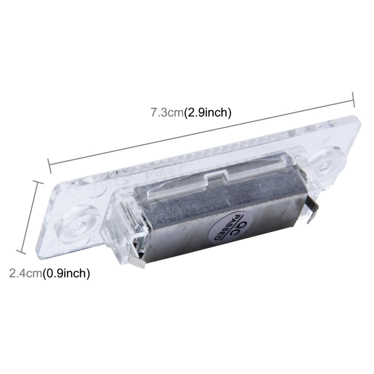 2 PCS License Plate Light with 24 SMD-3528 Lamps for Volkswagen, For Volkswagen