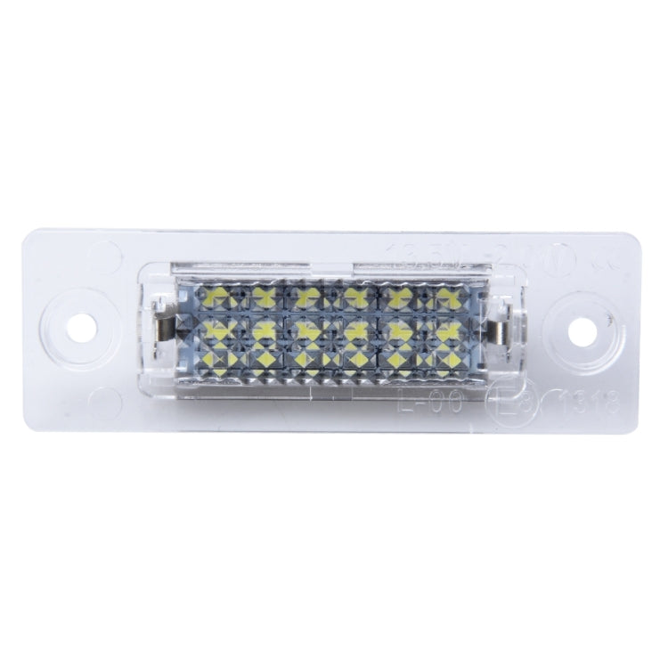 2 PCS License Plate Light with 24 SMD-3528 Lamps for Volkswagen, For Volkswagen