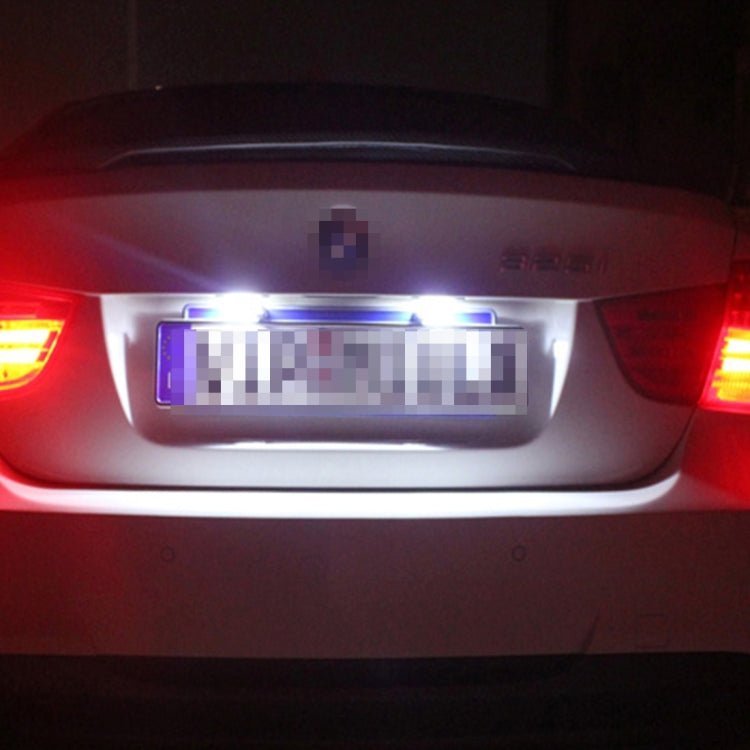 2 PCS License Plate Light with 24 SMD-3528 Lamps for Opel, For Opel