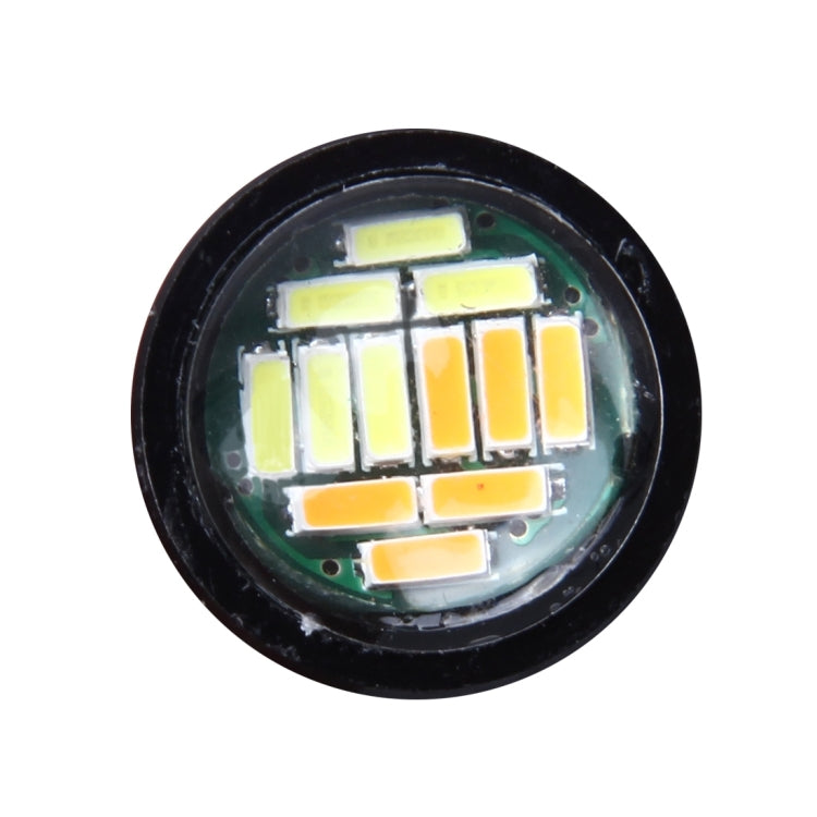 2 PCS 2W Car Auto Eagle Eyes Fog Light Turn Light with 12 SMD-4014 LED Lamps, DC 12V Cable Length: 55cm, SMD-4014, Eagle Eye Light  12V/2W