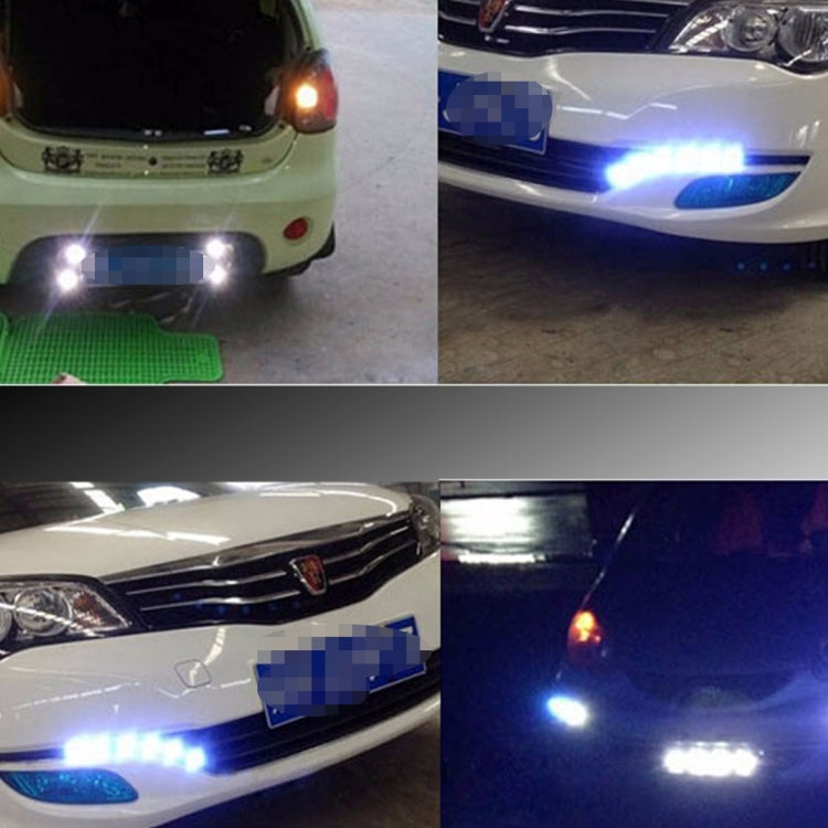2 PCS 2W Car Auto Eagle Eyes Fog Light Turn Light with 12 SMD-4014 LED Lamps, DC 12V Cable Length: 55cm, SMD-4014, Eagle Eye Light  12V/2W
