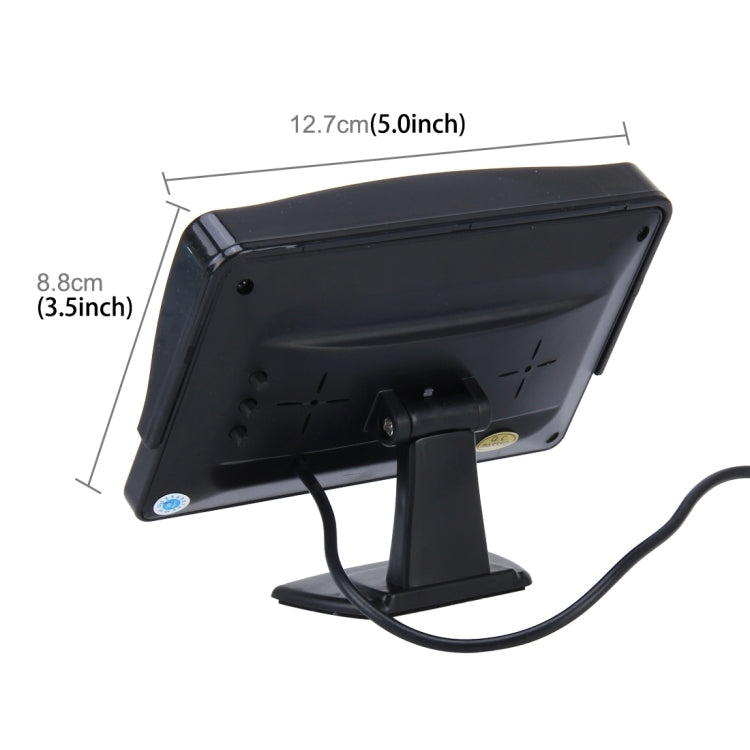 Universal 4.3 inch Car High Definition Monitor with Adjustable Angle Holder, Support Reverse Automatic Screen Function, 4.3 inch