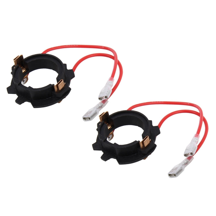 1 Pair H7 LED Headlight Bulb Retainers Holder Adapter for VW Volkswagen Golf 5 MK5 GTI Jetta, For VW/Golf 5 MK5