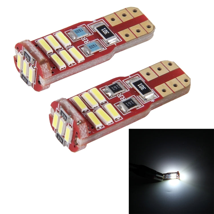 2PCS T10 2W 100LM 6000K 12 SMD-4014 LEDs Car Clearance Lights Lamp, DC 12V, 12 SMD-4014 LEDs