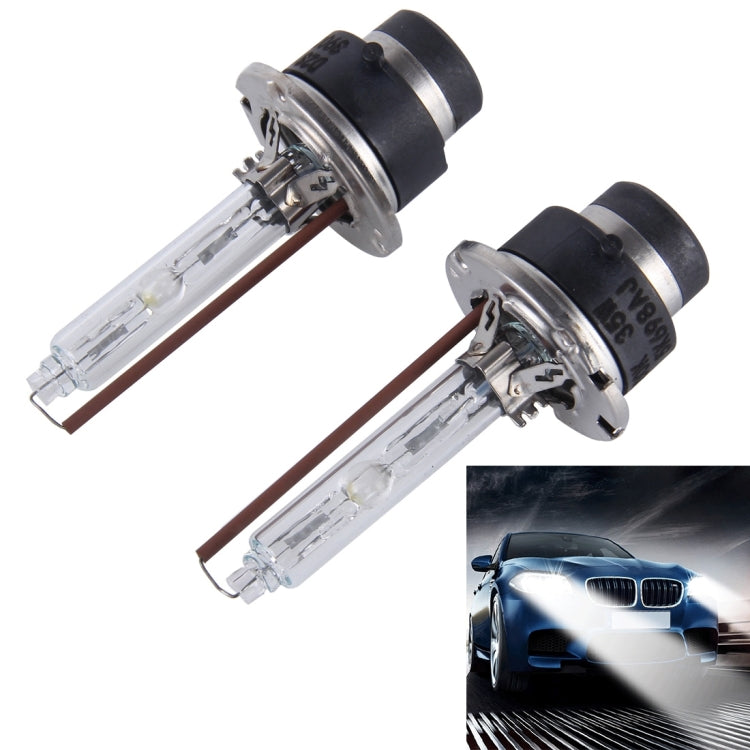 2 PCS D2S 35W 3900 LM 5500K HID Bulbs Xenon Lights Lamps, DC 12V(White Light), D2S
