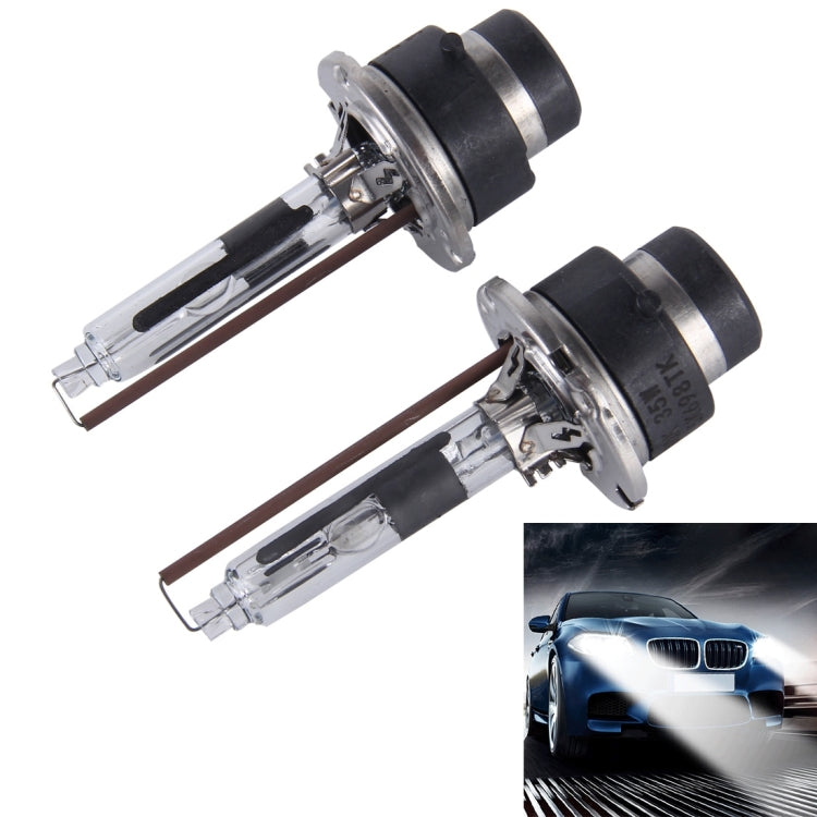 2 PCS D4R 35W 3900 LM 5500K HID Bulbs Xenon Lights Lamps, DC 12V(White Light), D4R