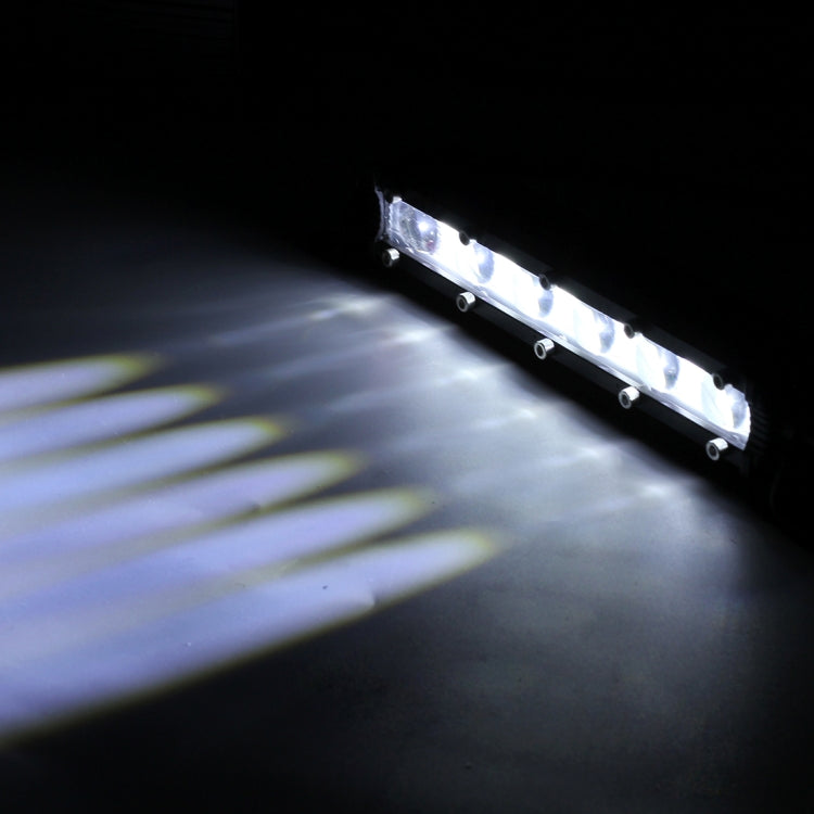 2 PCS 8 inch 18W 6000K IP67 1800ML Car Boat Marine Work Lights Spotlight LED Bulbs, DC 9-30V, 8 inch
