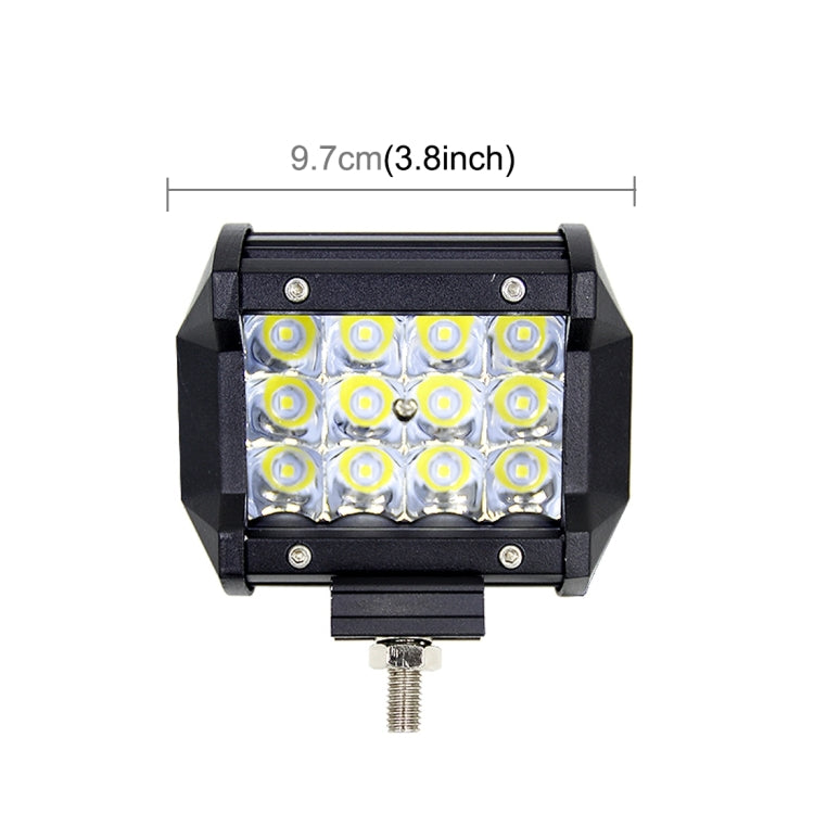 4 inch Three Rows Led Light Bar Modified Off-road Lights Roof Light Bar IP67 Waterproof 9W Condenser 6000K 5500LM LED Spotlight Light Searchlight Car LED Work Lights, DC 10-48V, Spot+36W