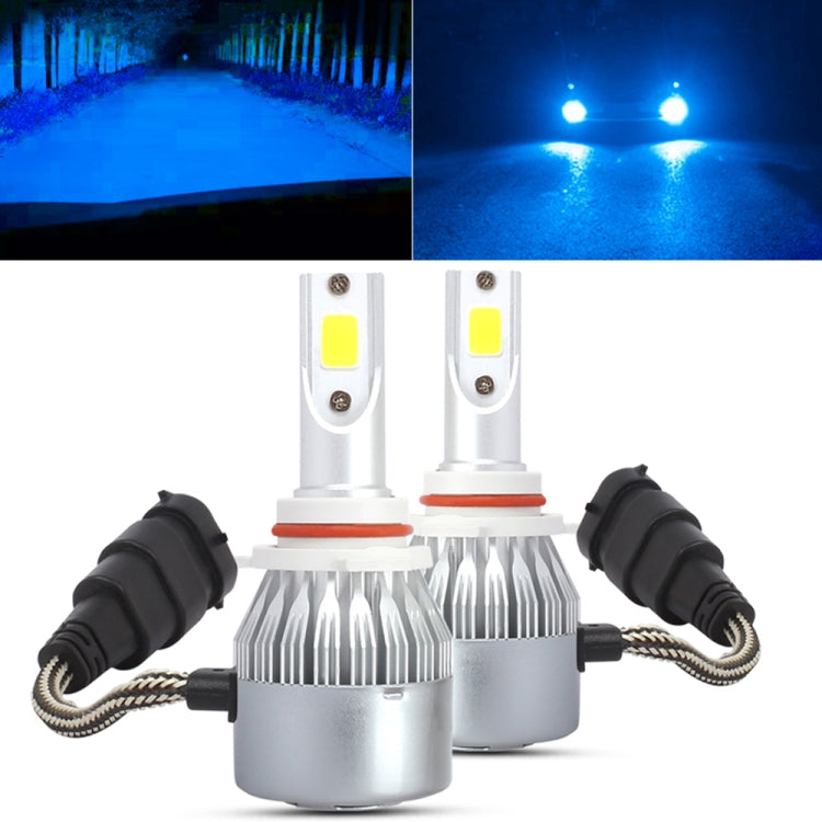 2 PCS 9005 18W 1800 LM 6000K IP68 Casnbus Constant Current Car LED Headlight with 2 COB Lamps, DC 9-36V, 9005