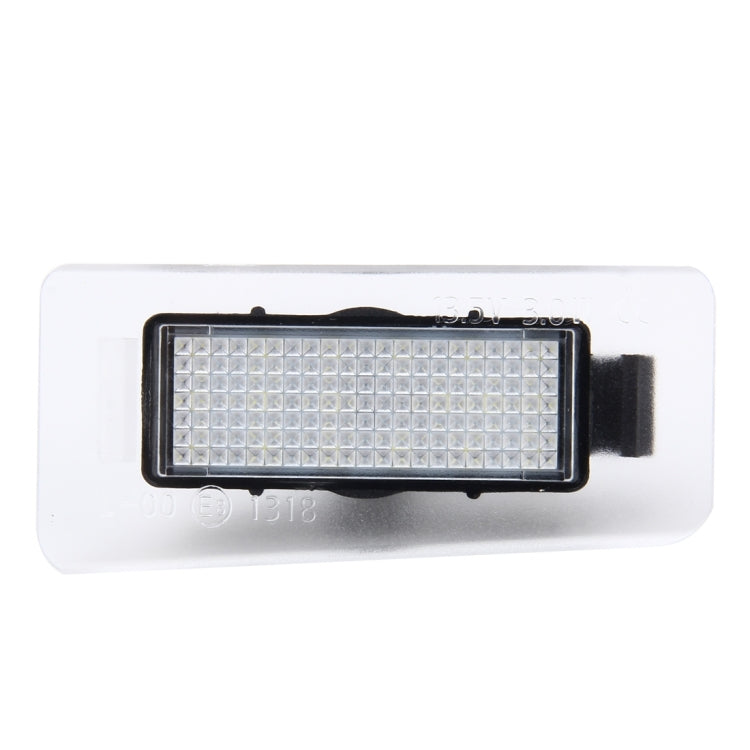 2 PCS LED License Plate Light with 18  SMD-3528 Lamps for Hyundai,2W 120LM,6000K, DC12V(White Light), For Hyundai