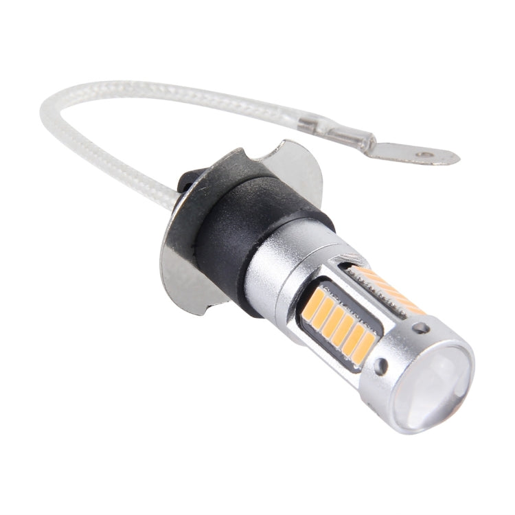 2 PCS H3 10W 30 SMD-4014 LEDs Car Fog Light, DC 12V, H3 (Orange Light), H3 (White Light), H3 (Blue Light)