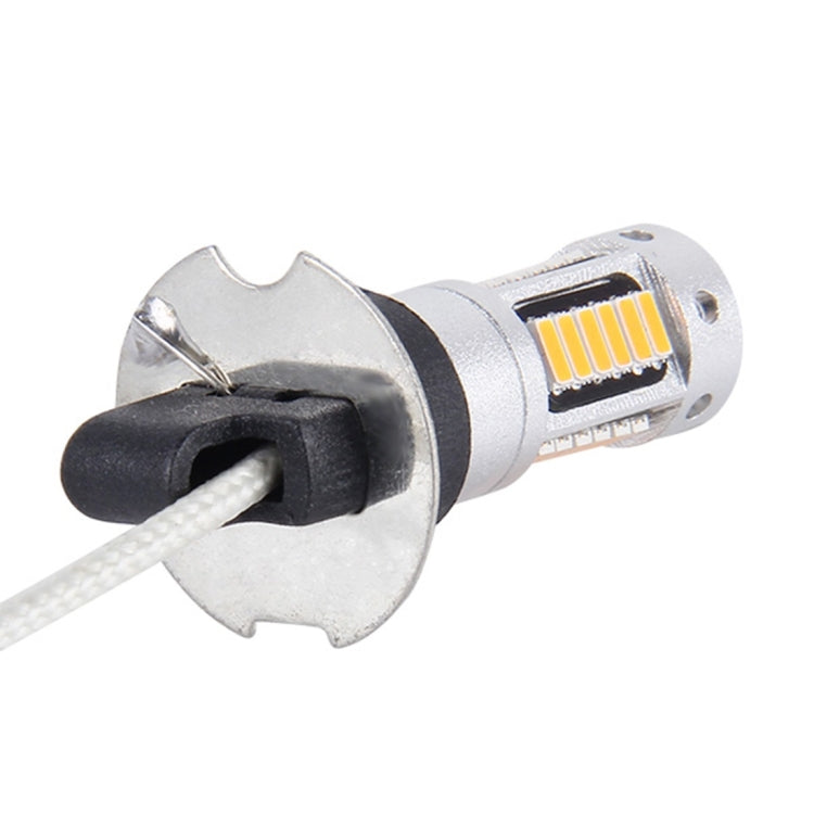 2 PCS H3 10W 30 SMD-4014 LEDs Car Fog Light, DC 12V, H3 (Orange Light), H3 (White Light), H3 (Blue Light)