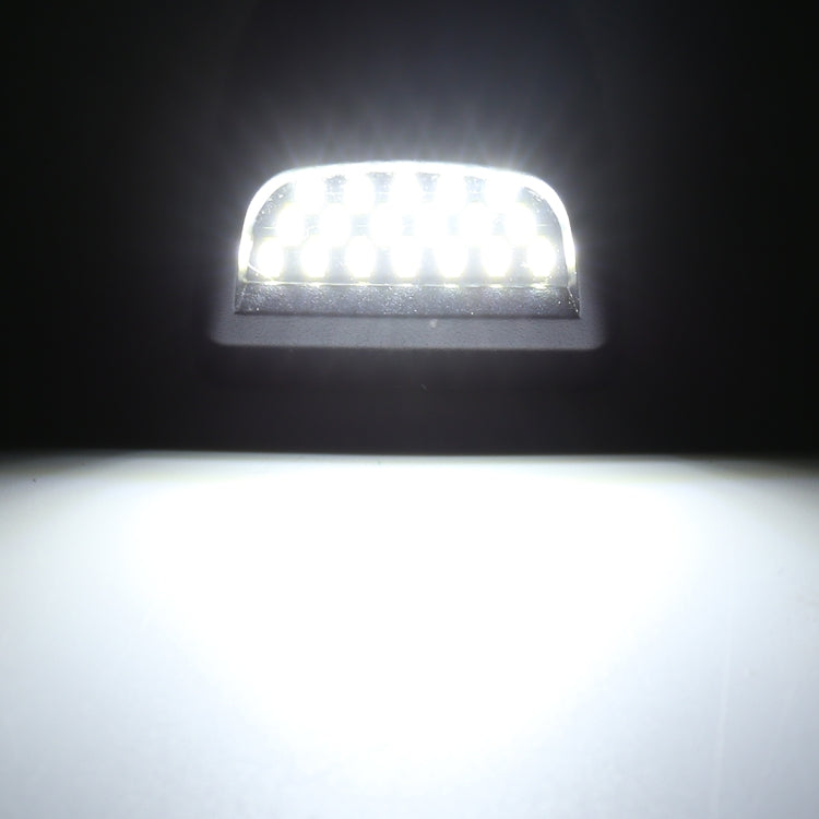 2 PCS DC 12V 3W 150LM 6000K LED License Plate Light 18LEDs SMD-4014 Bulbs Lamps for Chevrolet, For Chevrolet
