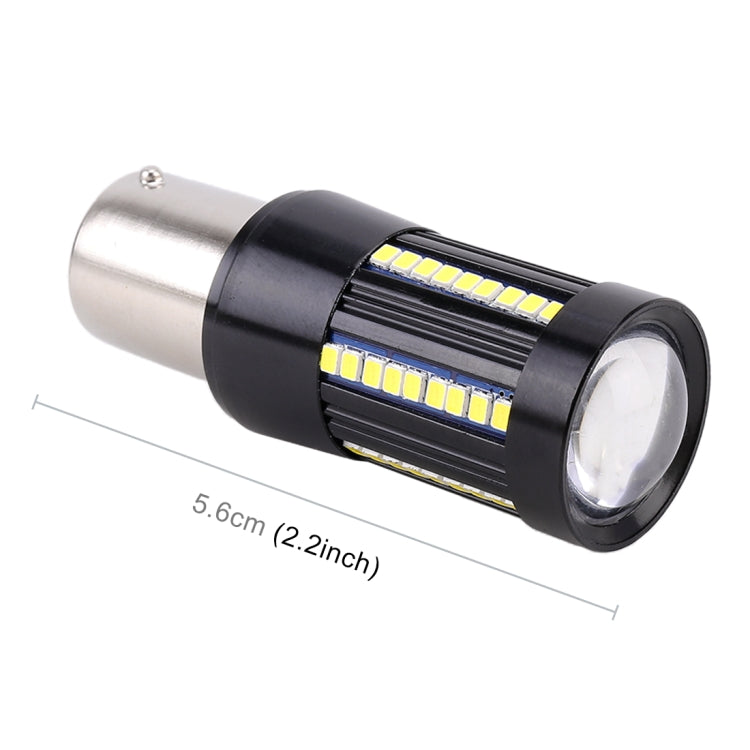 2 PCS 1156 / BA15S DC9-16V / 8.2W / 6000K / 655LM Car Auto Reversing Lights / Turn Light 66LEDs SMD-2016 Lamps, 1156