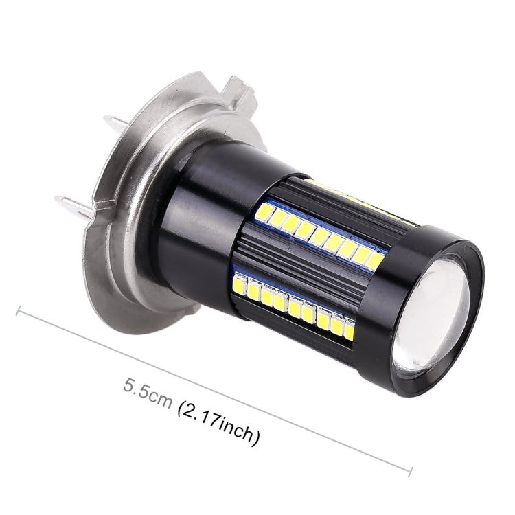 2 PCS H7 DC9-16V / 8.2W / 6000K / 655LM Car Auto Fog Light 66LEDs SMD-2016 Lamps, H7