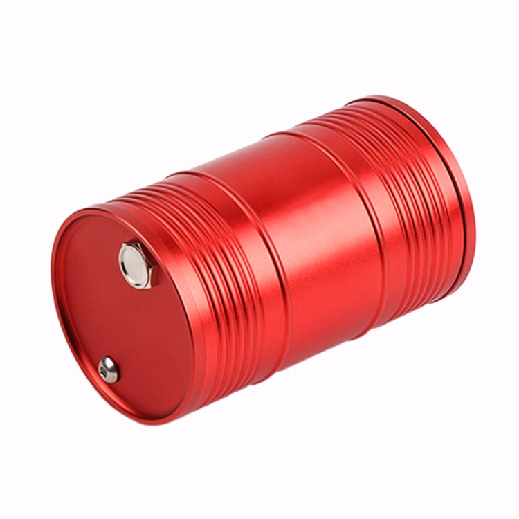 Universal Portable Car Metal Trash Rubbish Bin Ashtray, Universal Red